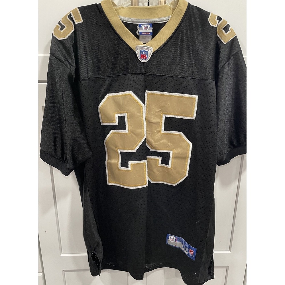 Reebok Official Reggie Bush‎ New Orleans Saints Football Jersey Men's 52 AK116